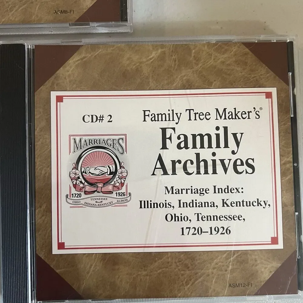 Lot Of 5 Family Tree Maker's Family Archives CDs Military Marriage Genealogy